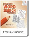 SCS1930 Large Print Word Search Puzzle Book With Custom Imprint